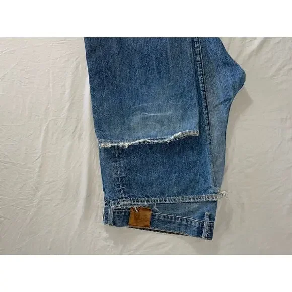Lucky Brand Vintage Straight USA Made 100% Cotton Denim Jeans. 38X33, Runs Big. - Picture 4 of 9
